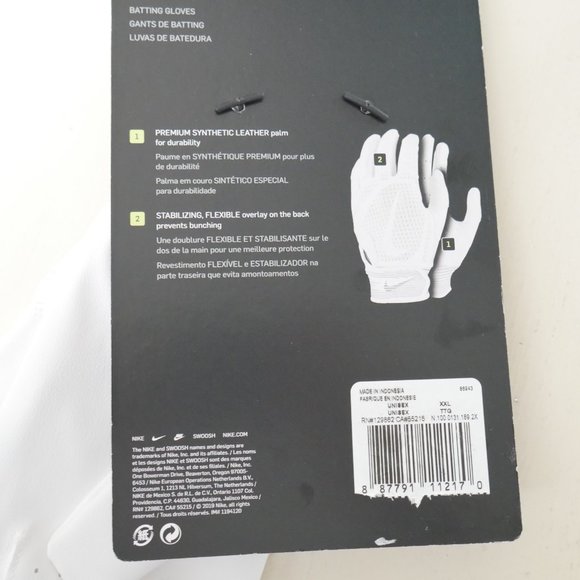 Nike Alpha Huarache Edge Batting Baseball Gloves Unisex Adult Youth Size S L NEW - Picture 7 of 7